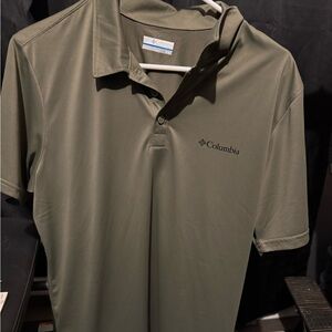Columbia Men's Sage Green Polo Shirt